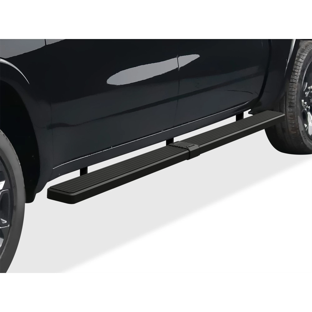 APS IB04WBE8SB - 5" iStep Style  Wheel-to-Wheel Black Stainless Steel Side Steps