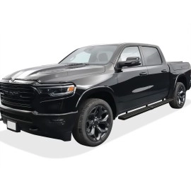 APS IB04WBE8SB - 5" iStep Style  Wheel-to-Wheel Black Stainless Steel Side Steps