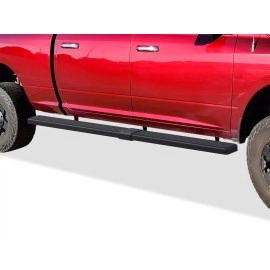 APS IB04WBJ8LB - 5" iStep Style  Wheel-to-Wheel Black Stainless Steel Side Steps