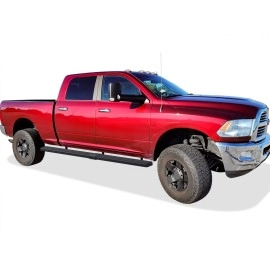 APS IB04WBJ8LB - 5" iStep Style  Wheel-to-Wheel Black Stainless Steel Side Steps