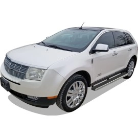 APS IB06EAC8A - 5" iStep Style Door-to-Door Hairline Stainless Steel Side Steps