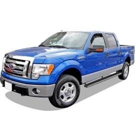 APS IB06EAG7A - 5" iStep Style Door-to-Door Hairline Stainless Steel Side Steps