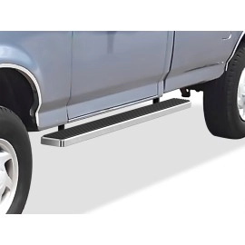 APS IB06EBA0A - 5" iStep Style Door-to-Door Hairline Stainless Steel Side Steps