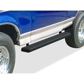 APS IB06EBA0B - 5" iStep Style Door-to-Door Black Stainless Steel Side Steps