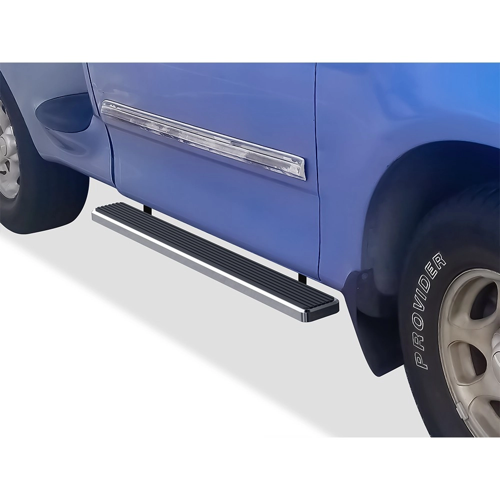 APS IB06EBA1A - 5" iStep Style Door-to-Door Hairline Stainless Steel Side Steps