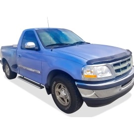 APS IB06EBA1A - 5" iStep Style Door-to-Door Hairline Stainless Steel Side Steps