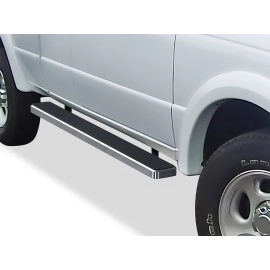 APS IB06EBA3A - 5" iStep Style Door-to-Door Hairline Stainless Steel Side Steps
