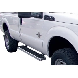 APS IB06EJA0A - 5" iStep Style Door-to-Door Hairline Stainless Steel Side Steps