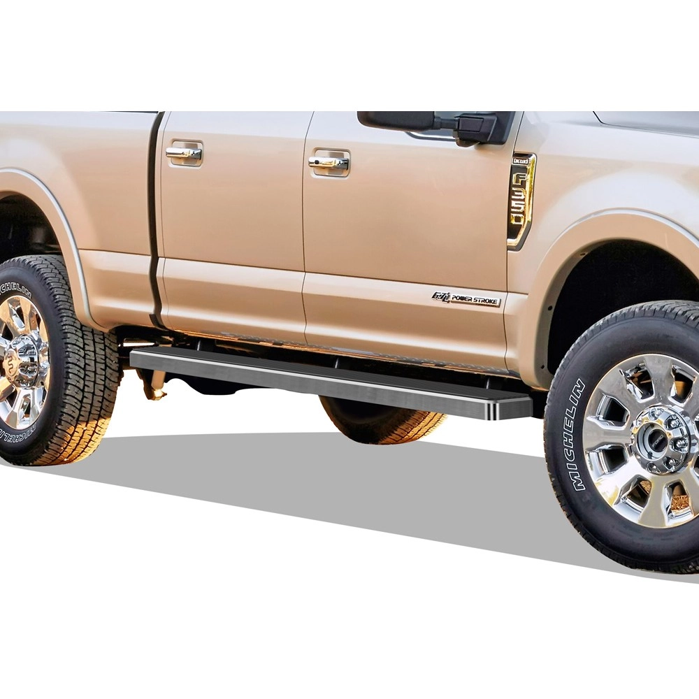 APS IB06EJA1A - 5" iStep Style Door-to-Door Hairline Stainless Steel Side Steps