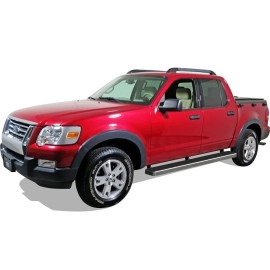 APS IB06EJB8A - 5" iStep Style Door-to-Door Hairline Stainless Steel Side Steps