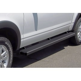 APS IB06EJB8B - 5" iStep Style Door-to-Door Black Stainless Steel Side Steps