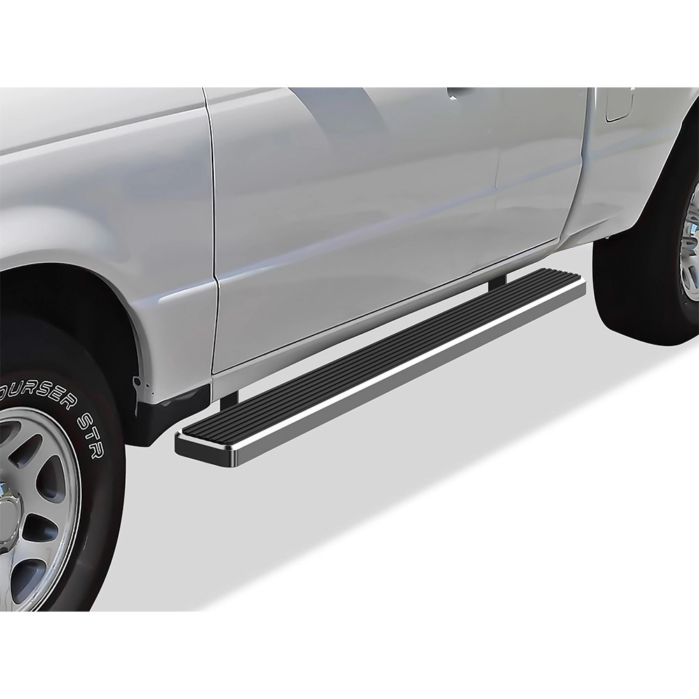 APS IB06EJC9A - 5" iStep Style Door-to-Door Hairline Stainless Steel Side Steps
