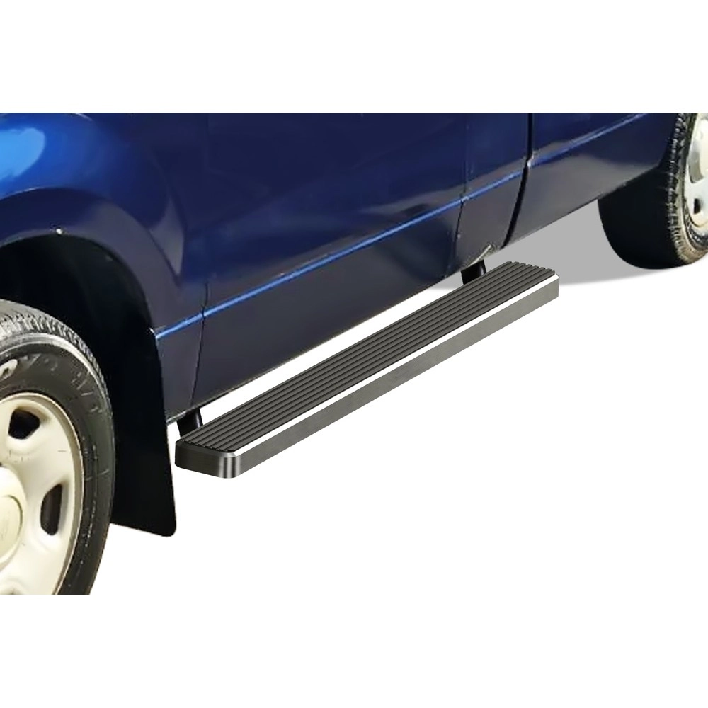 APS IB06EJD2A - 5" iStep Style Door-to-Door Hairline Stainless Steel Side Steps