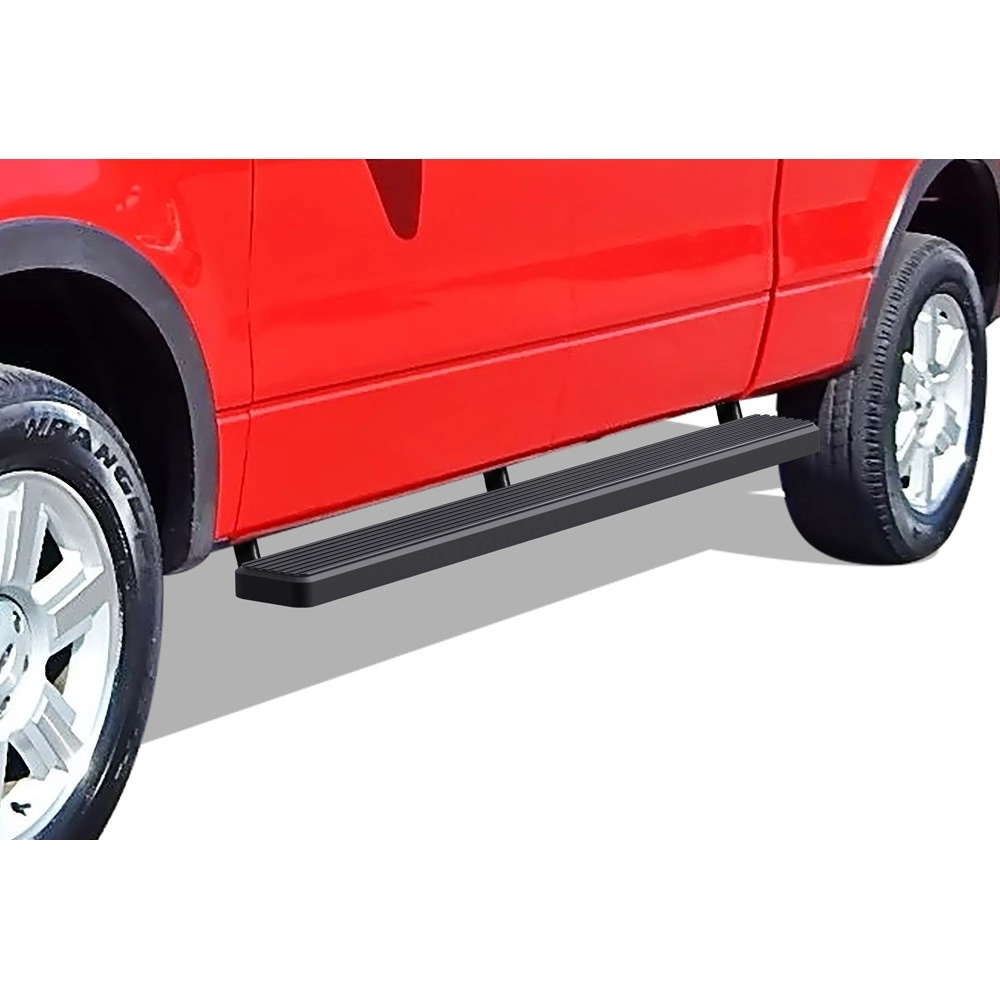 APS IB06EJD4B - 5" iStep Style Door-to-Door Black Stainless Steel Side Steps