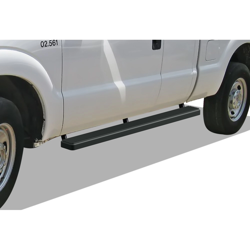 APS IB06EJJ3H - 5" iStep Style Door-to-Door Black Stainless Steel Side Steps