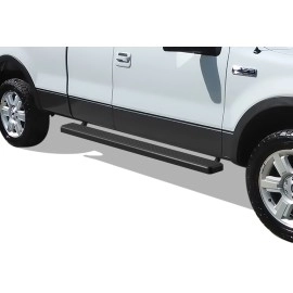 APS IB06EJJ5B - 5" iStep Style Door-to-Door Black Stainless Steel Side Steps