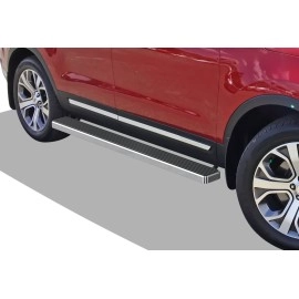 APS IB06FAE2C - 6" iStep Style Door-to-Door Hairline Stainless Steel Side Steps