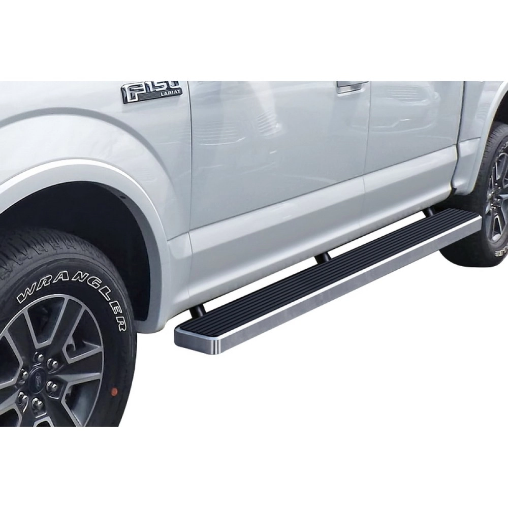 APS IB06FAG5A - 6" iStep Style Door-to-Door Hairline Stainless Steel Side Steps