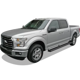 APS IB06FAG5B - 6" iStep Style Door-to-Door Black Stainless Steel Side Steps