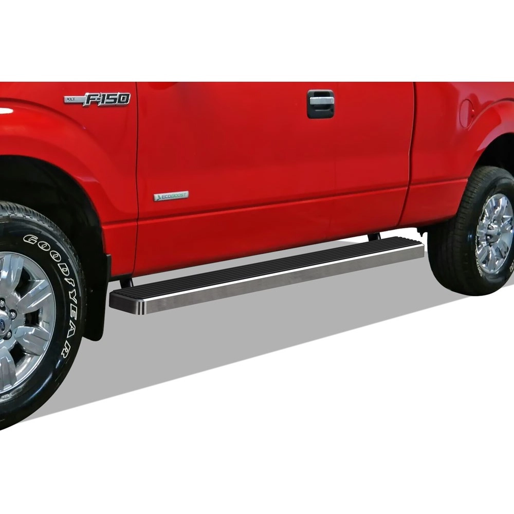 APS IB06FAG6A - 6" iStep Style Door-to-Door Hairline Stainless Steel Side Steps