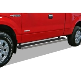 APS IB06FAG6A - 6" iStep Style Door-to-Door Hairline Stainless Steel Side Steps