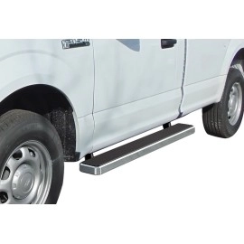 APS IB06FAH9A - 6" iStep Style Door-to-Door Hairline Stainless Steel Side Steps