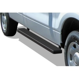APS IB06FBA2B - 6" iStep Style Door-to-Door Black Stainless Steel Side Steps