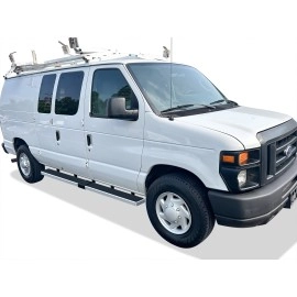 APS IB06FDJ4A - 6" iStep Style Door-to-Door Hairline Stainless Steel Side Steps