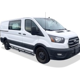 APS IB06FDJ5A - 6" iStep Style Door-to-Door Hairline Stainless Steel Side Steps