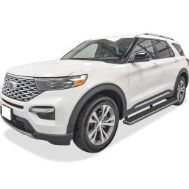 APS IB06FEE2A - 6" iStep Style Door-to-Door Hairline Stainless Steel Side Steps