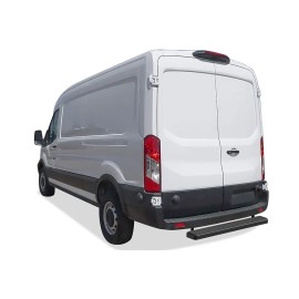 APS IB06KDJ5B - 5" iStep Style Rear Step  Black Stainless Steel Side Steps