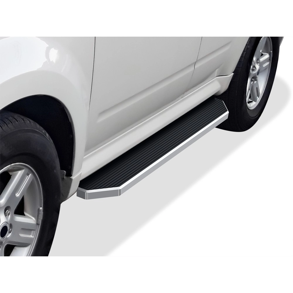 APS IB06RAC6Y - Flat Style Door-to-Door Polished Stainless Steel Running Boards