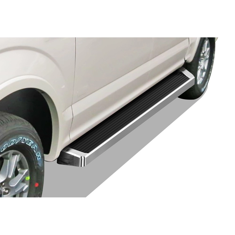 APS IB06RAG5A - 6" iRunning Board Door-to-Door Polished Aircraft Aluminum Running Boards