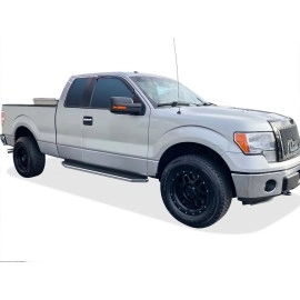 APS IB06RAG6Y - Flat Style Door-to-Door Polished Stainless Steel Running Boards