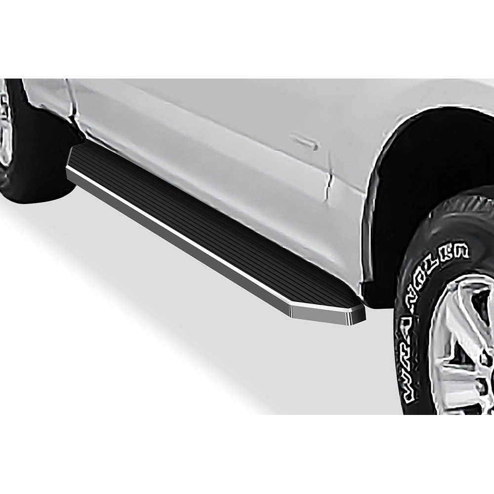 APS IB06RAH8Y - Flat Style Door-to-Door Polished Stainless Steel Running Boards