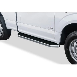 APS IB06RAH9Y - Flat Style Door-to-Door Polished Stainless Steel Running Boards