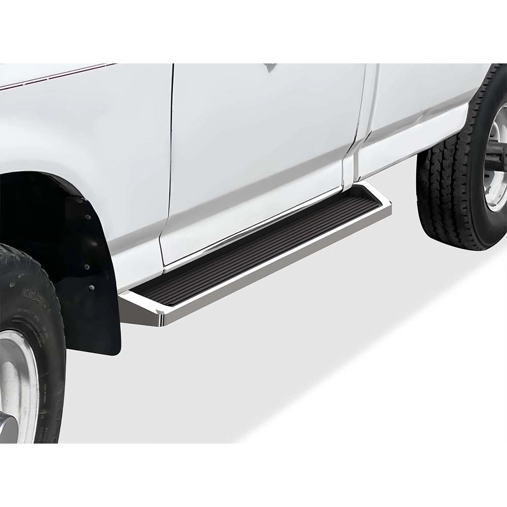 APS IB06RBA0A - 6" iRunning Board Door-to-Door Polished Aircraft Aluminum Running Boards
