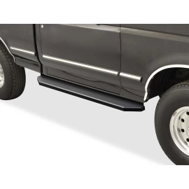 APS IB06RBA0H - Flat Style Door-to-Door Black Stainless Steel Running Boards