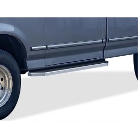 APS IB06RBA0Y - Flat Style Door-to-Door Polished Stainless Steel Running Boards