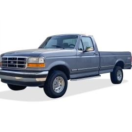 APS IB06RBA0Y - Flat Style Door-to-Door Polished Stainless Steel Running Boards