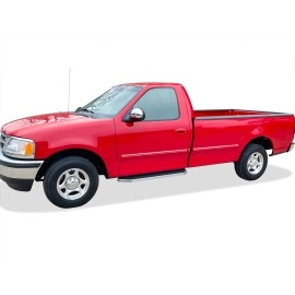 APS IB06RBA1Y - Flat Style Door-to-Door Polished Stainless Steel Running Boards