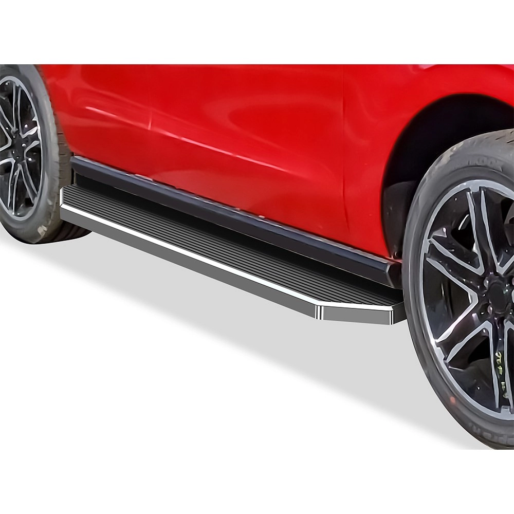 APS IB06RBC4Y - Flat Style Door-to-Door Polished Stainless Steel Running Boards