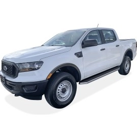 APS IB06RBC9Y - Flat Style Door-to-Door Polished Stainless Steel Running Boards