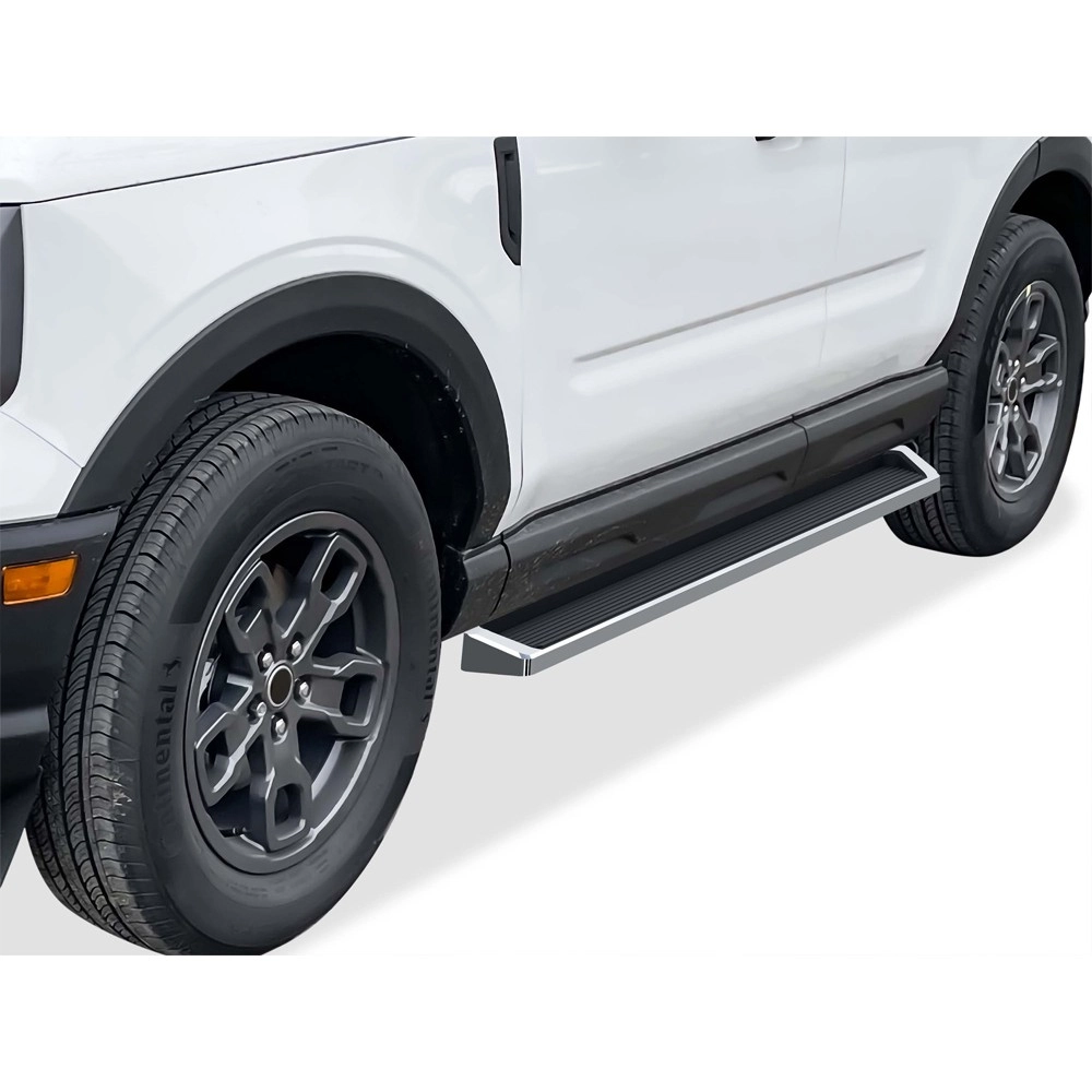 APS IB06RCA0A - 6" iRunning Board Door-to-Door Polished Aircraft Aluminum Running Boards