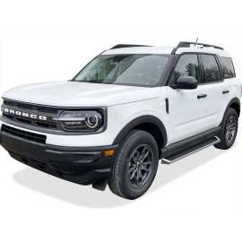 APS IB06RCA0A - 6" iRunning Board Door-to-Door Polished Aircraft Aluminum Running Boards