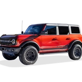 APS IB06RCA1Y - Flat Style Door-to-Door Polished Stainless Steel Running Boards