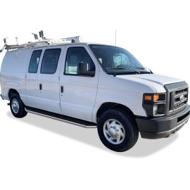 APS IB06RDJ4Y - Flat Style Door-to-Door Polished Stainless Steel Running Boards