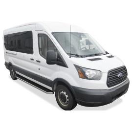 APS IB06RDJ5Y - Flat Style Door-to-Door Polished Stainless Steel Running Boards