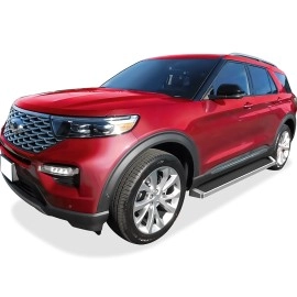 APS IB06REE2A - 6" iRunning Board Door-to-Door Polished Aircraft Aluminum Running Boards