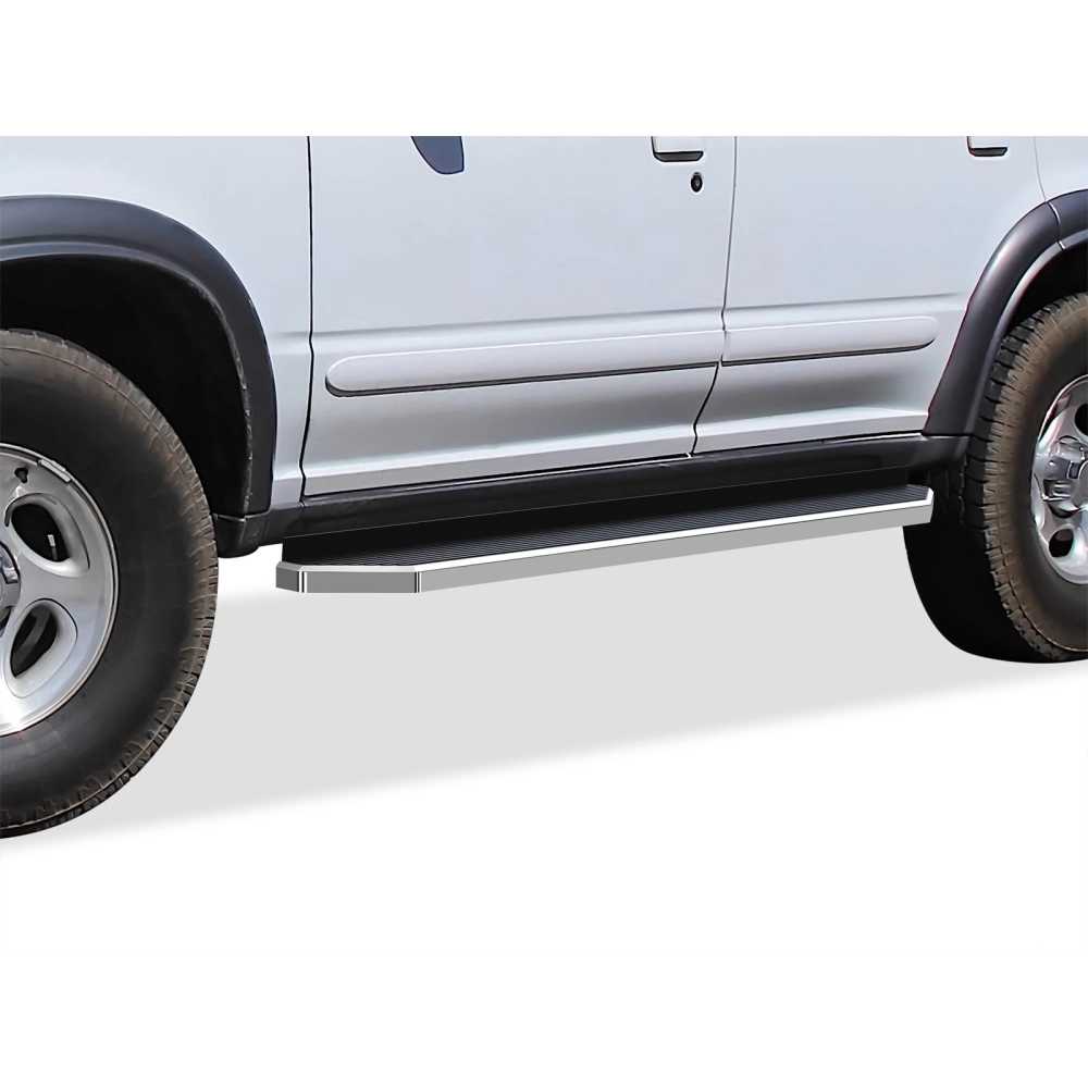 APS IB06RIB1Y - Flat Style Door-to-Door Polished Aircraft Aluminum Running Boards